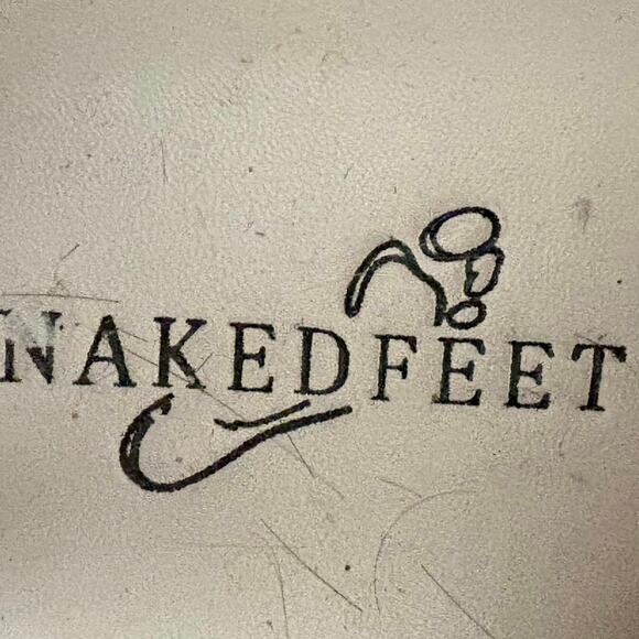 Naked Feet Essex Leather Platform Sneakers Beige Taupe Women’s 8M - Picture 15 of 16